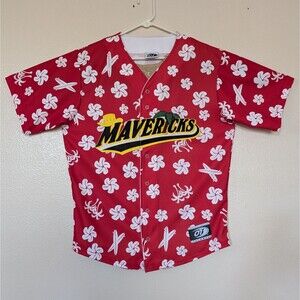 High Desert Mavericks Hawaiian Large Jersey MiLB Floral Surf Board Made In USA